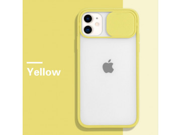 Capa de Proteção para Câmera Iphone Modelo 6, 7, 8, 9, 11, X, XS, SE 2020 e Mais - Amarelo