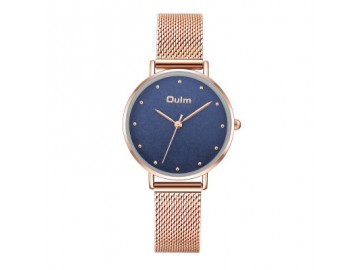 Relógio Lady Oulm HT3671- Rose e Azul 