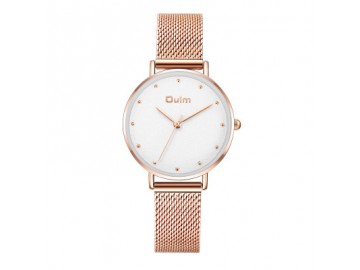 Relógio Lady Oulm HT3671- Rose e Branco