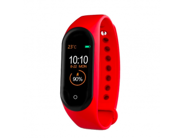 Relógio Pulseira Inteligente Fitness Smartband Bracelet M4 - Vermelho 