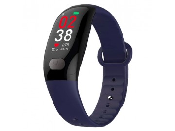 Smartwatch B51 ECG Cardíaca Pressão Arterial Monitorização Análise de Dados inteligente - Azul 