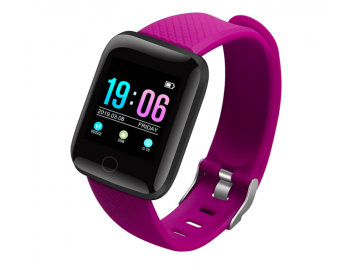 Smartwatch A6S com Bluetooth - Roxo 