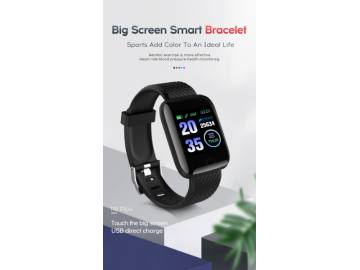 Relógio Inteligente Smartwatch A6S com Bluetooth - Roxo