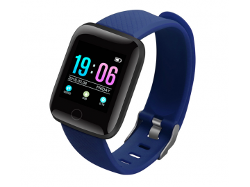 Relógio Inteligente Smartwatch A6S com Bluetooth - Azul 