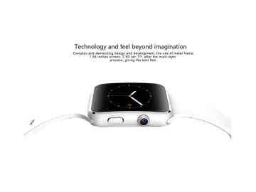 Relógio Inteligente X6 Bluetooth Á Prova D'agua - Branco