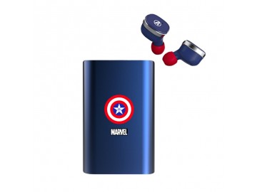 Fone de Ouvido Bluetooth e Bateria Móvel Vingadores - Capitão América 